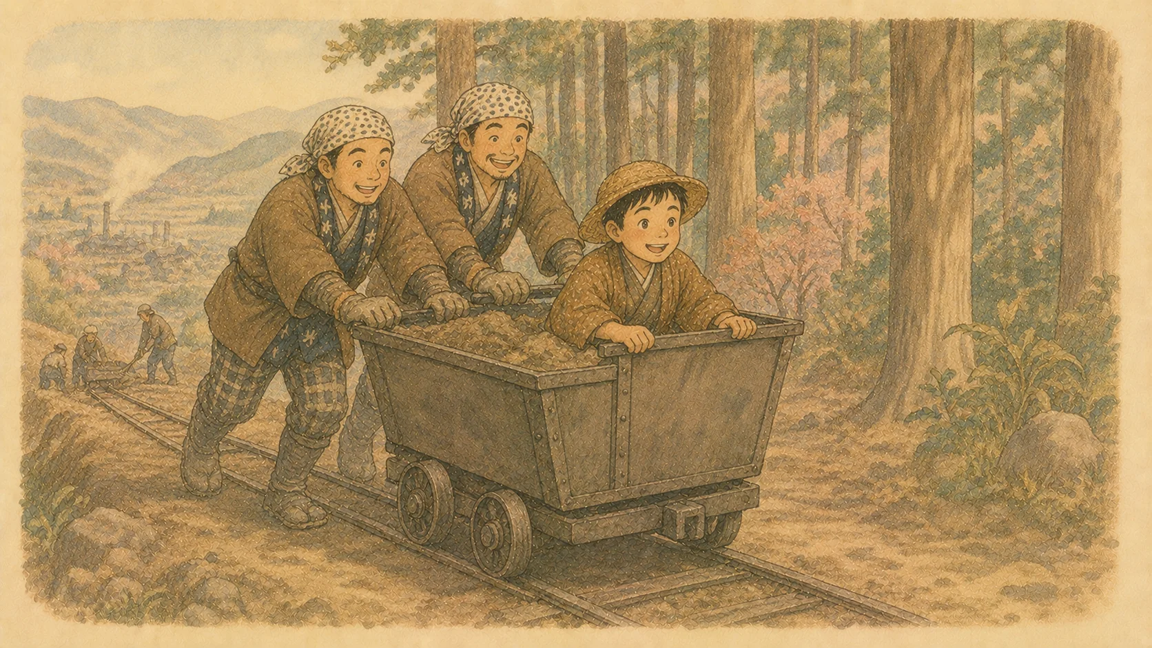 トロッコ の表紙イラスト