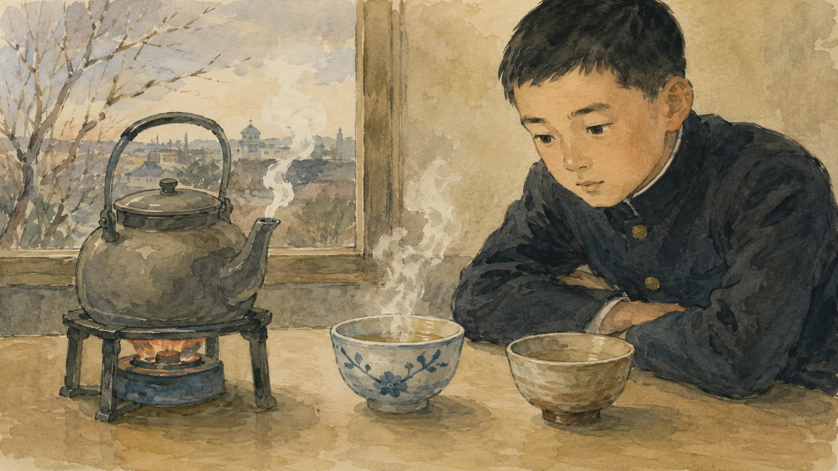 茶わんの湯 の表紙イラスト
