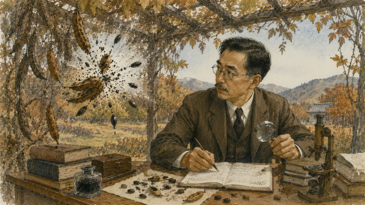 藤の実（ふじのみ）— 寺田寅彦 の表紙イラスト