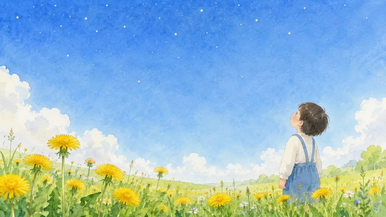 金 子 み す ゞ『星 と た ん ぽ ぽ』 ─ 見 え な い も の も そ こ に い る の表紙イラスト