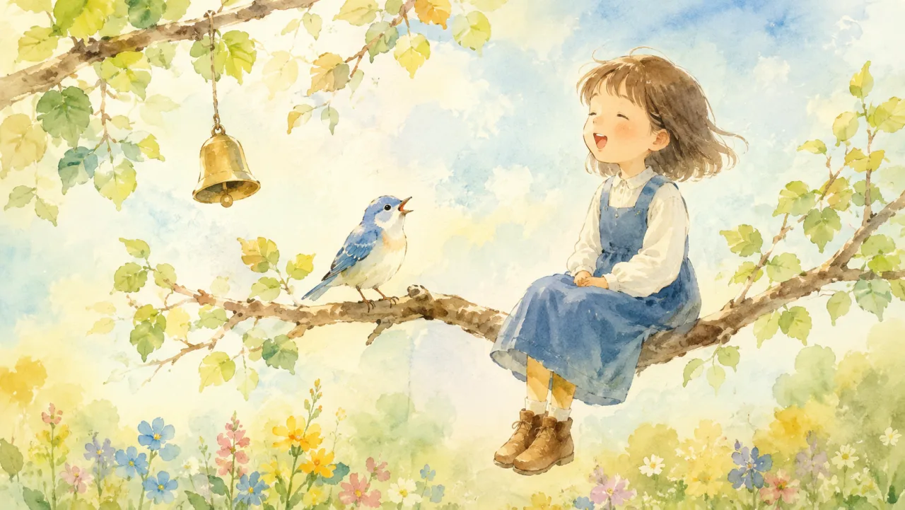 わたしと小鳥と鈴と の表紙イラスト