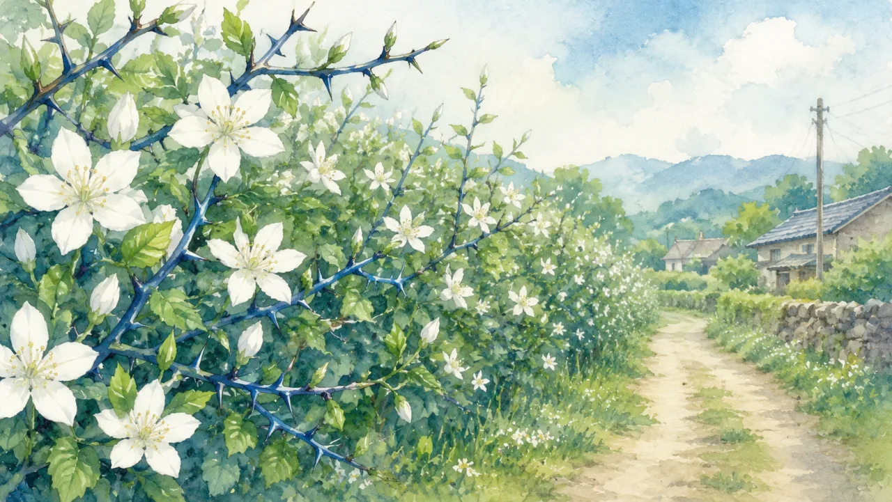 からたちの花 の表紙イラスト