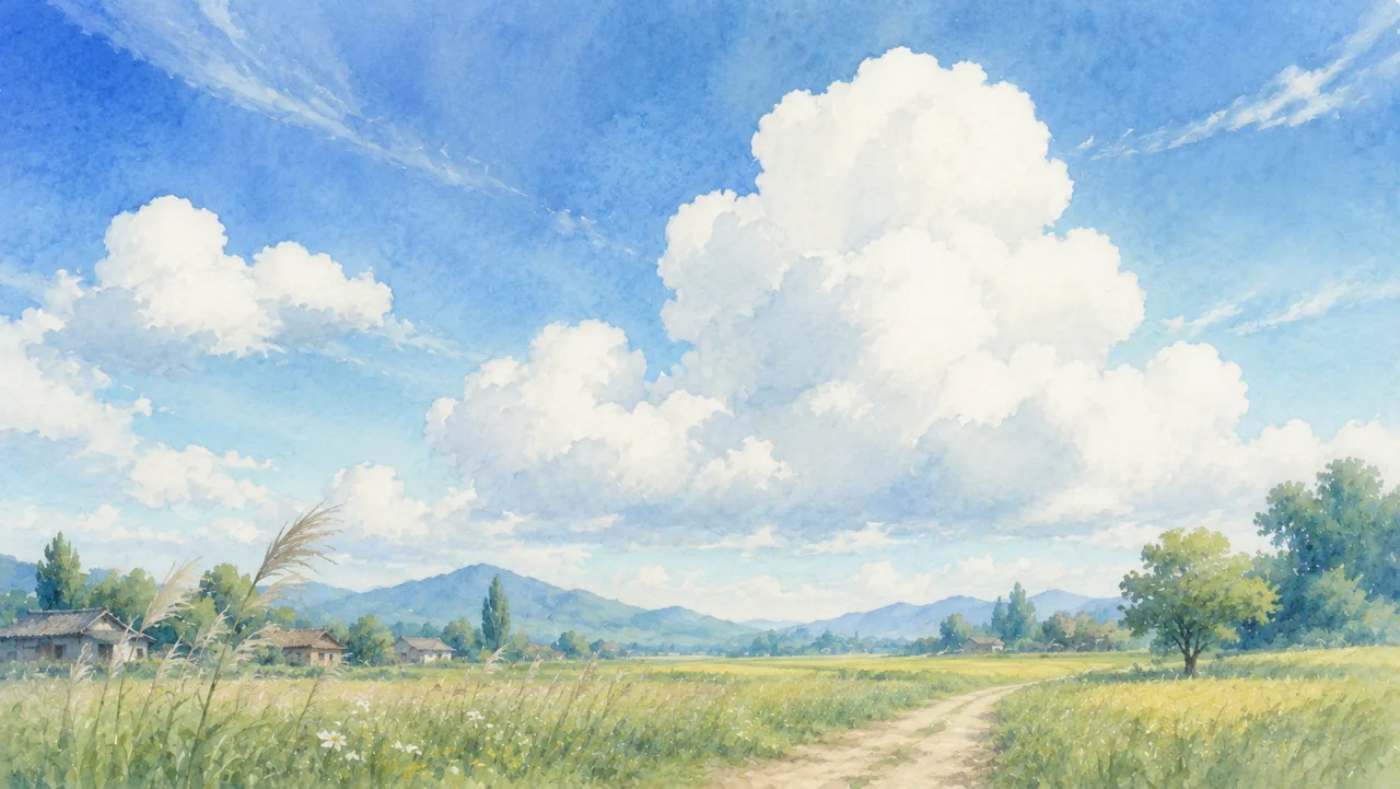 雲 — 山村暮鳥 の表紙イラスト