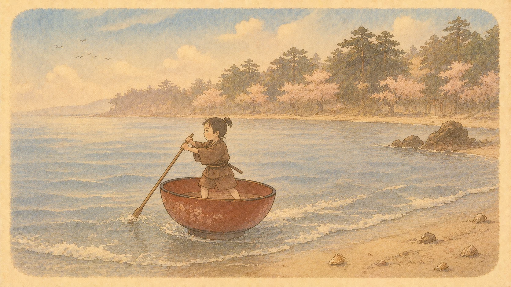 一寸法師 の表紙イラスト