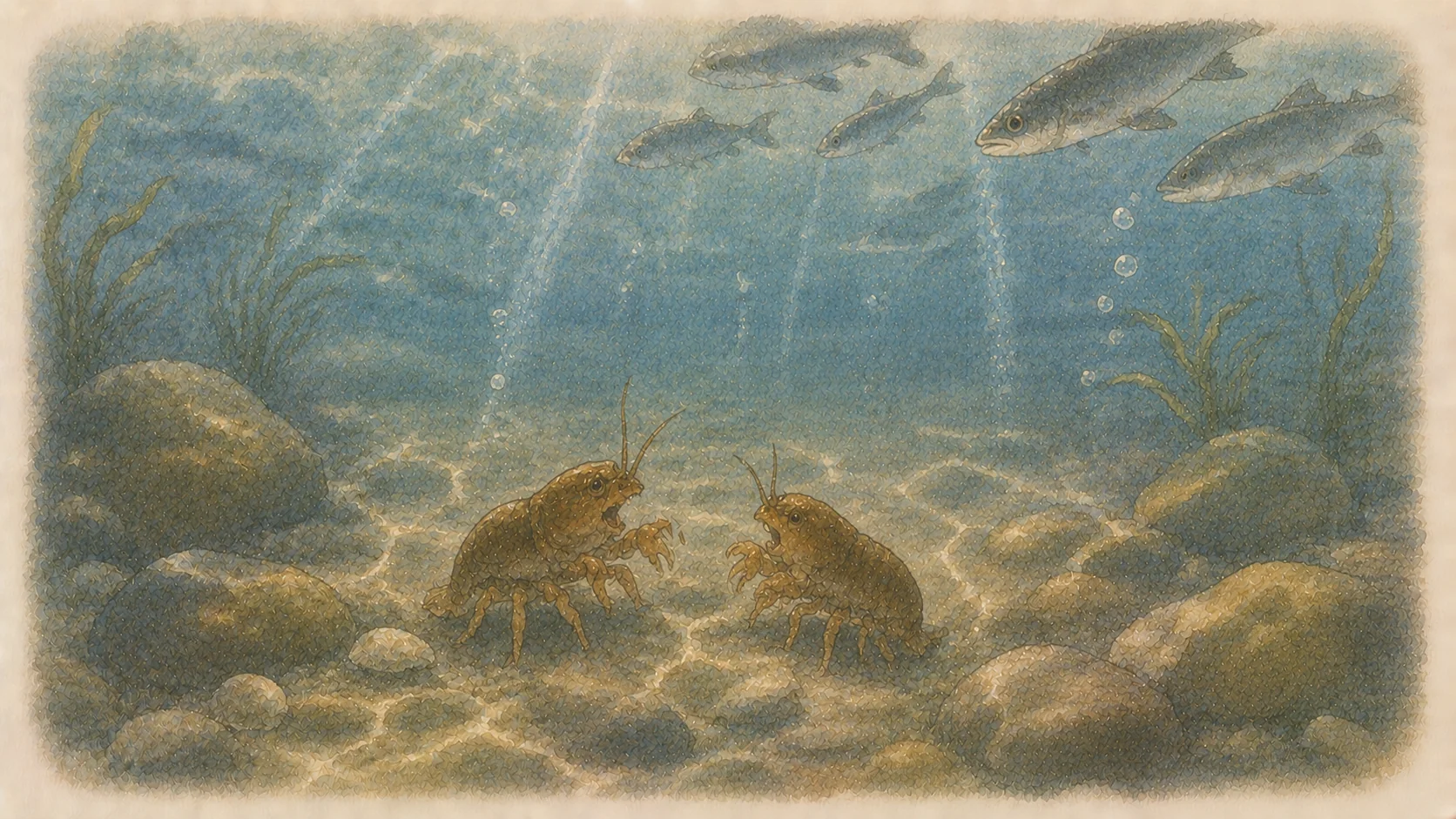 やまなし の表紙イラスト