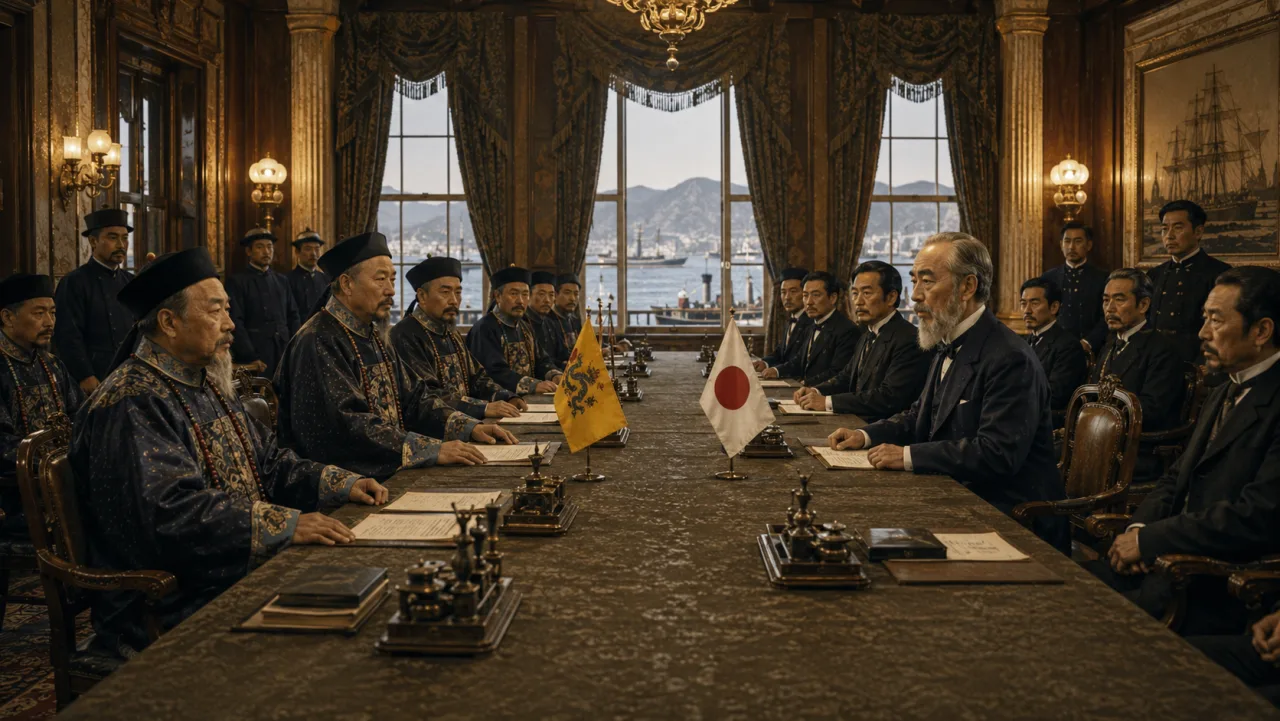 下 関 条 約 (1895) — 日 清 戦 争 の 終 結 と 東 ア ジ ア の 転 換 の表紙イラスト