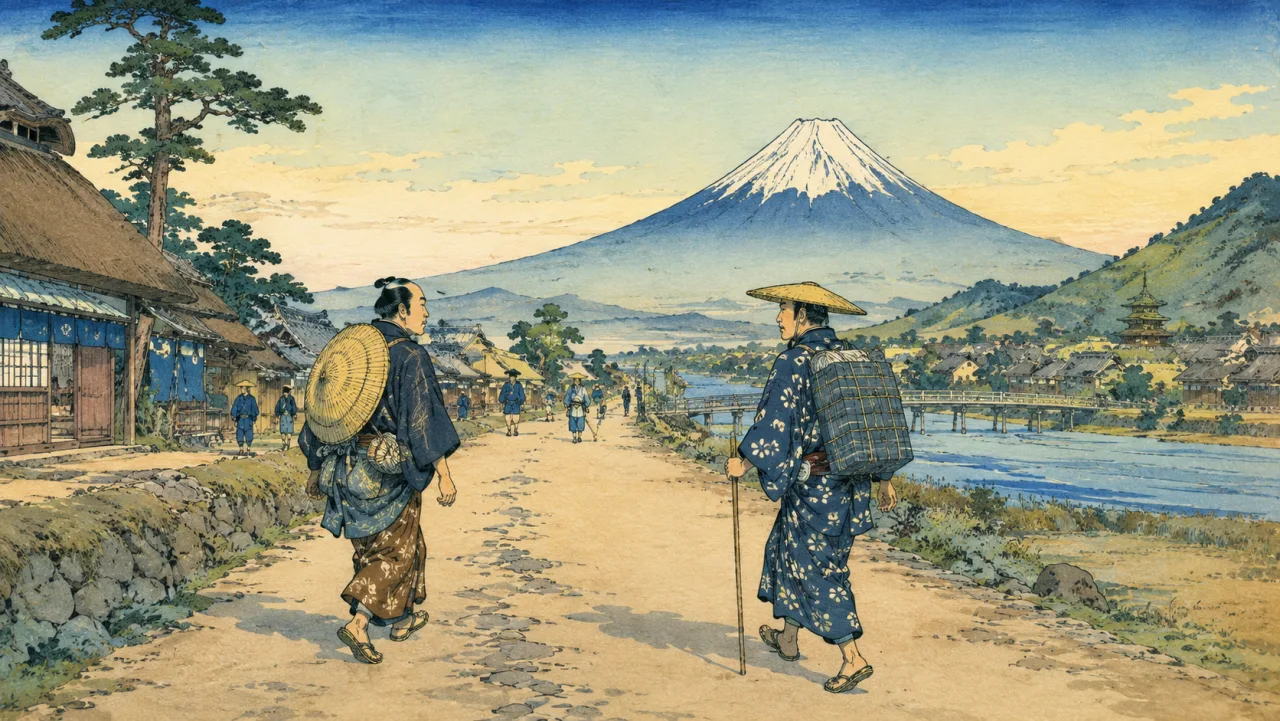 旅人算（たびびとざん） の表紙イラスト